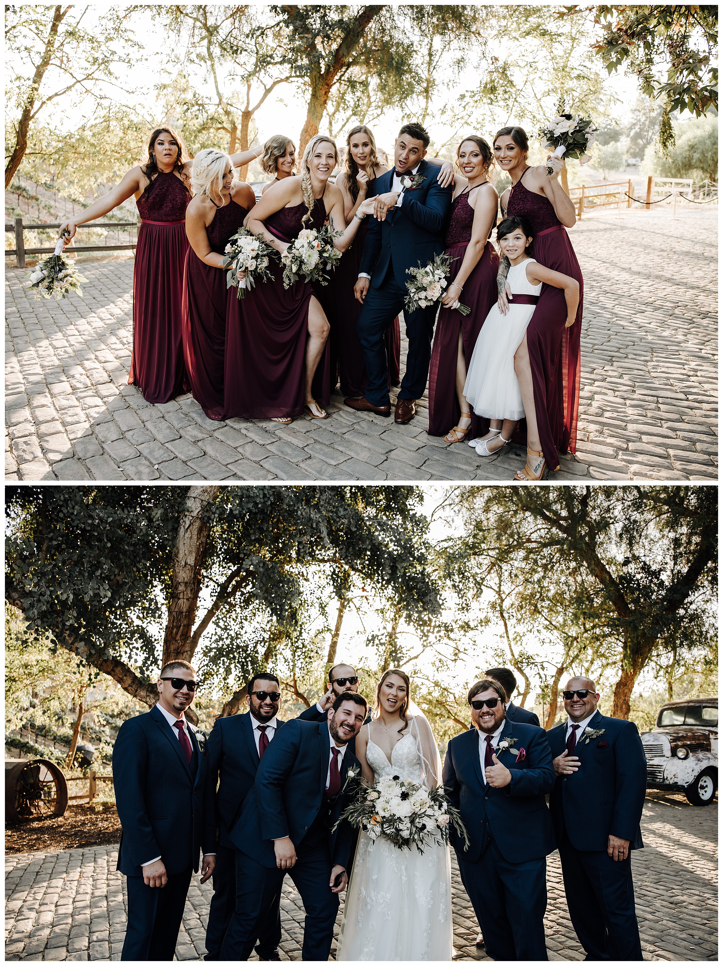 wedding party photos