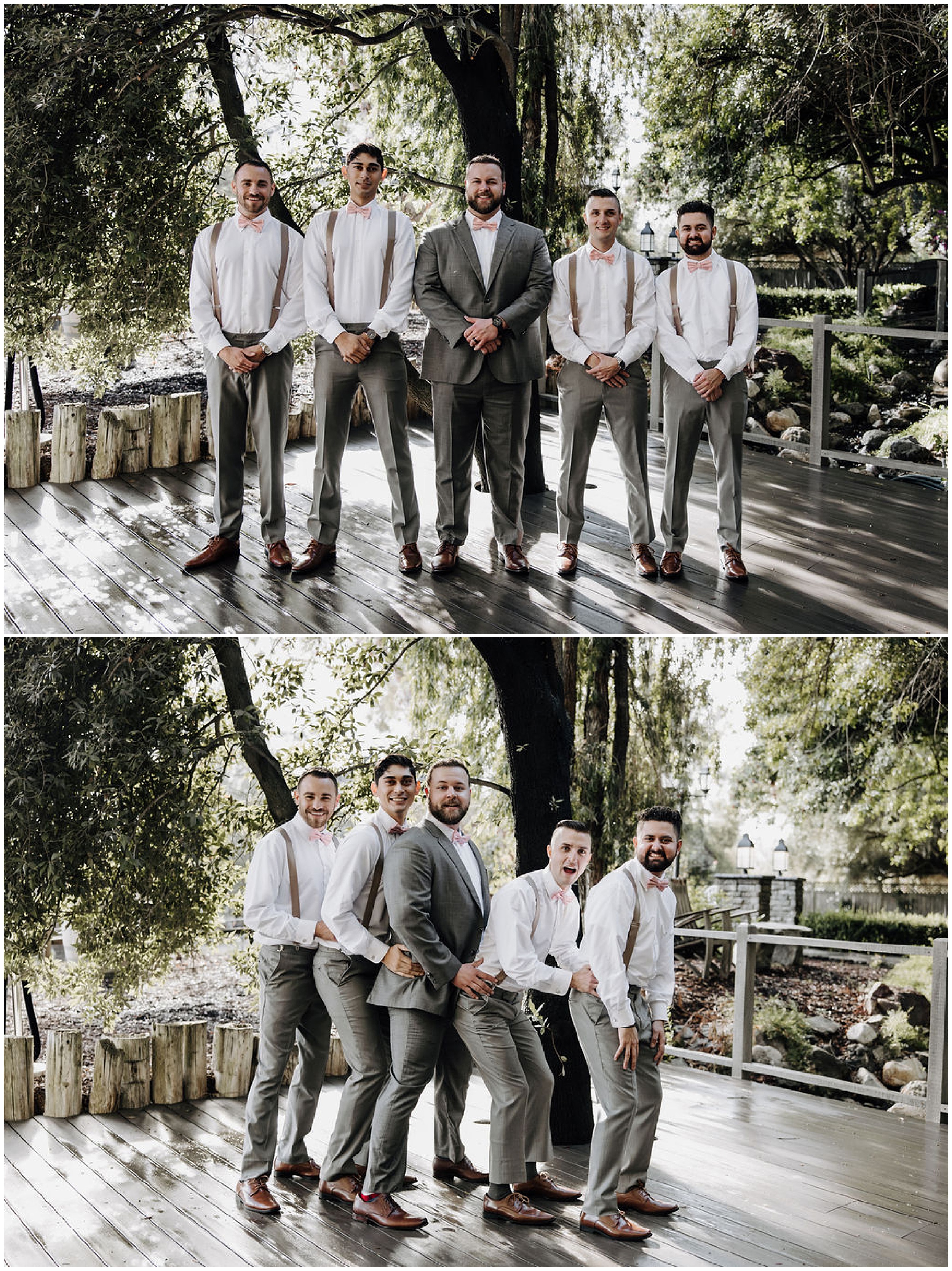 groom with groomsmen