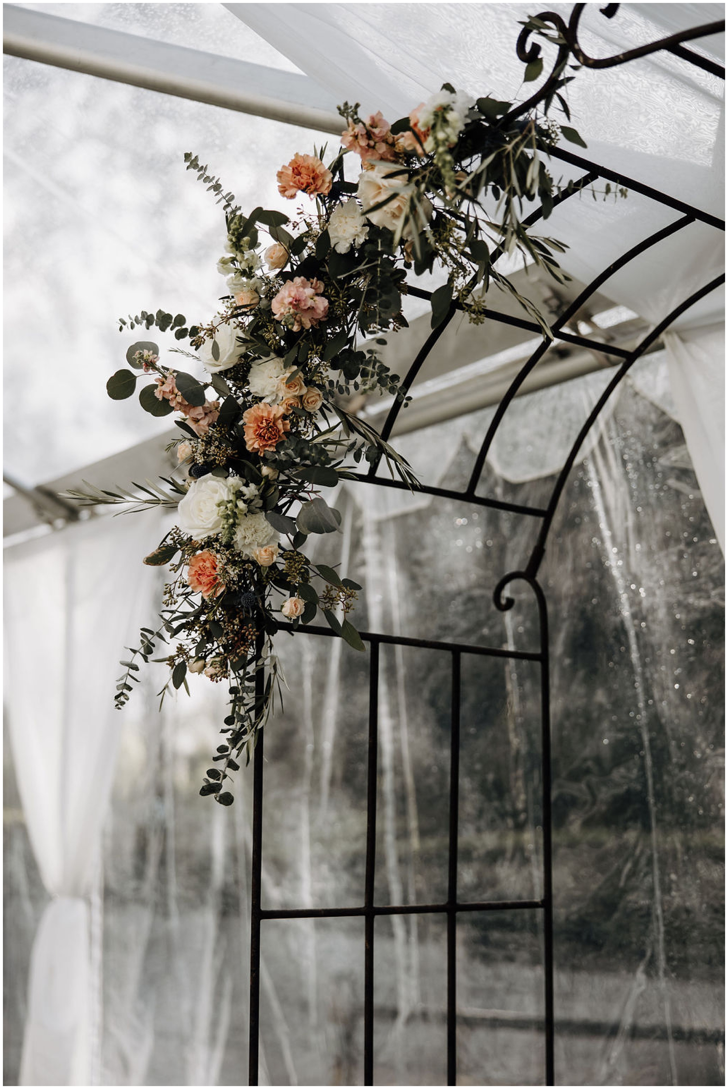 wedding reception florals