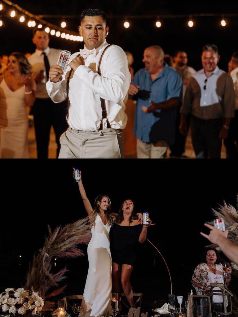 guests dancing at wedding