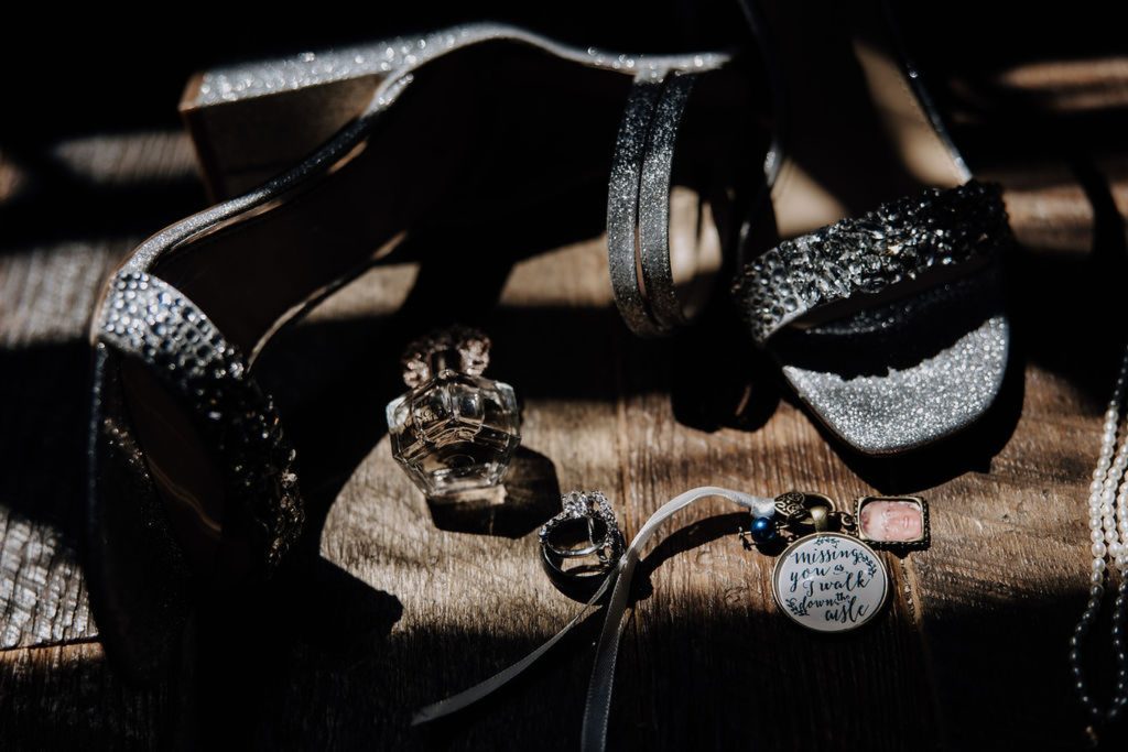 shoes and wedding details