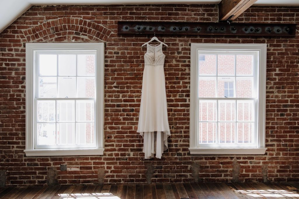 dress hanging at the Estate on Second