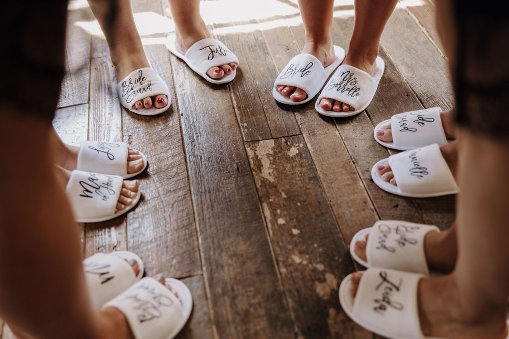 bridesmaid slippers