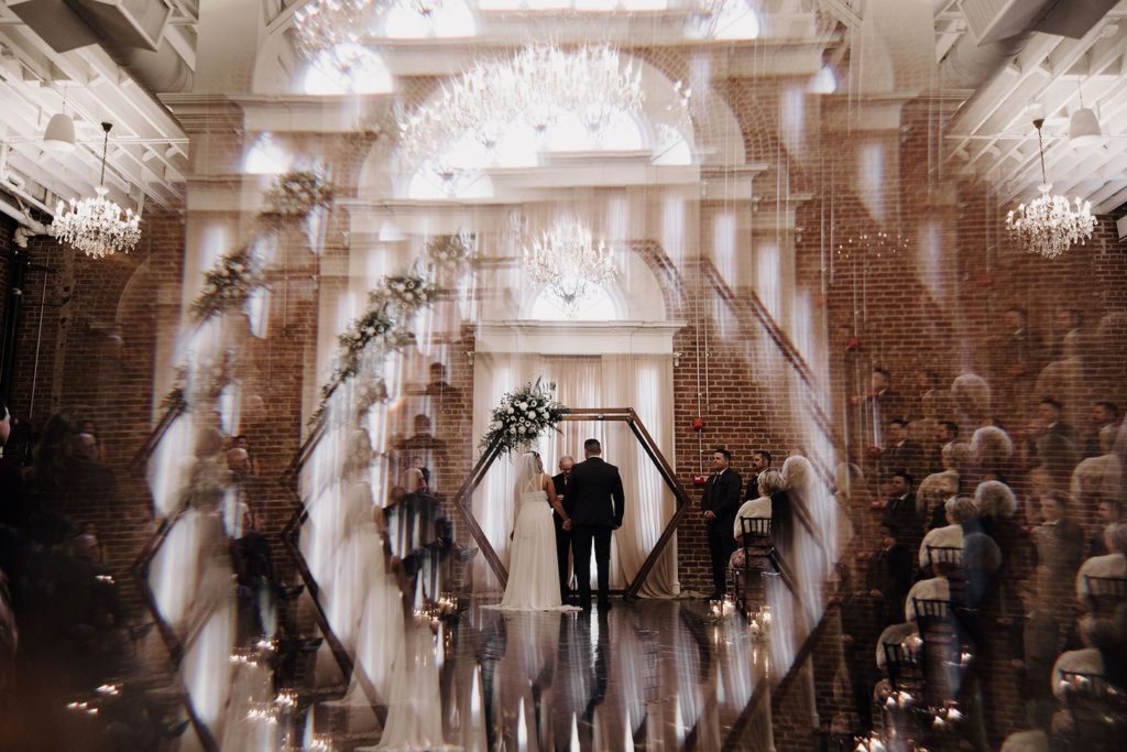 wedding ceremony at the Estate on Second