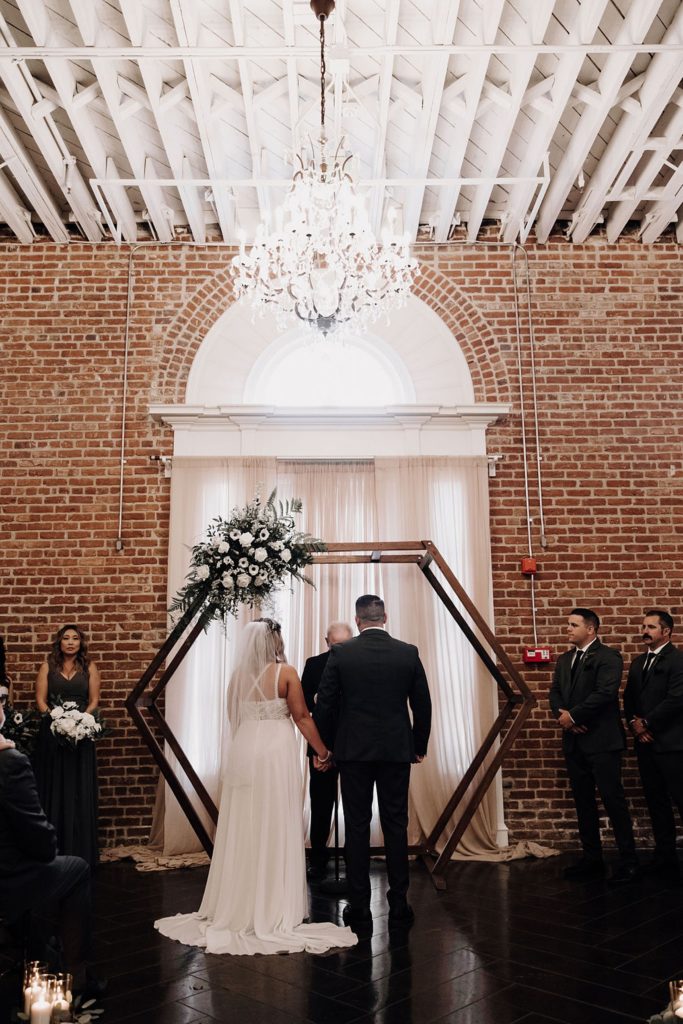 wedding ceremony at the Estate on Second