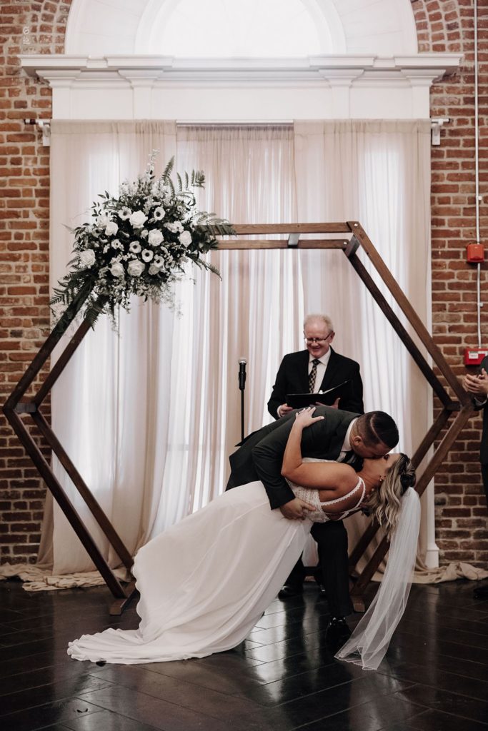 wedding ceremony at the Estate on Second