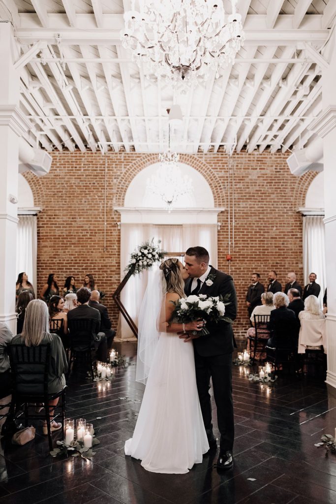 wedding ceremony at the Estate on Second