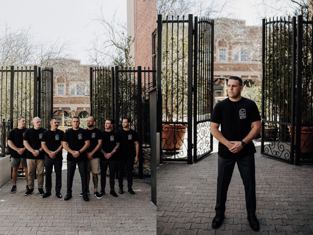groom and groomsmen before wedding