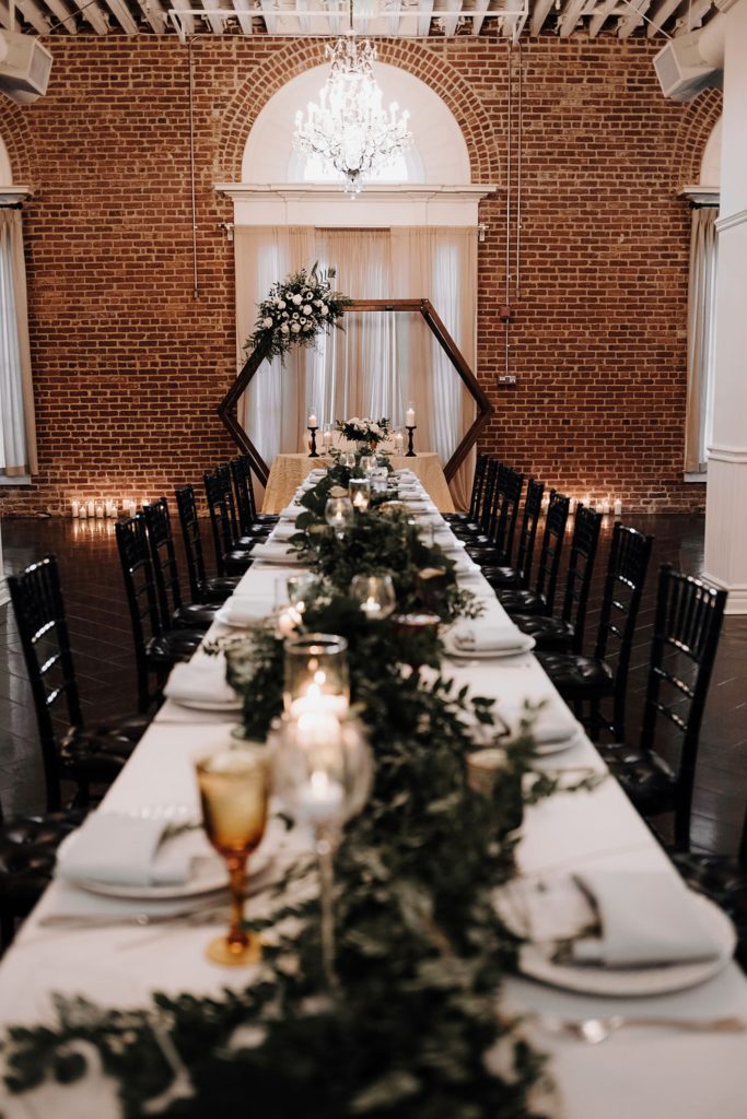 wedding reception decor