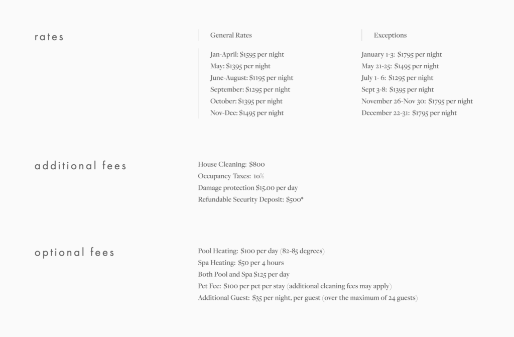 Lago Vista Ranch prices